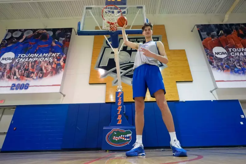 7ft 9in Olivier Rioux Makes College Basketball History in Florida Debut