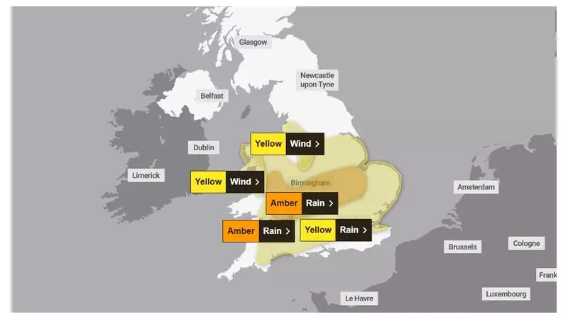 Amber Warning: Storm Claudia to Bring 80mm Rain and Flooding