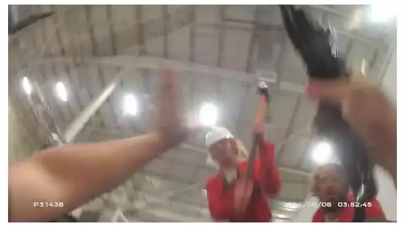 Bodycam Footage Shows Alleged Sledgehammer Attack on Police at Elbit Factory