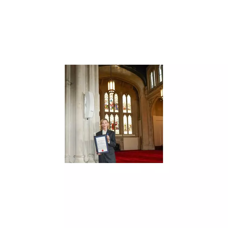 Cate Blanchett Honoured with Freedom of London for Humanitarian Work