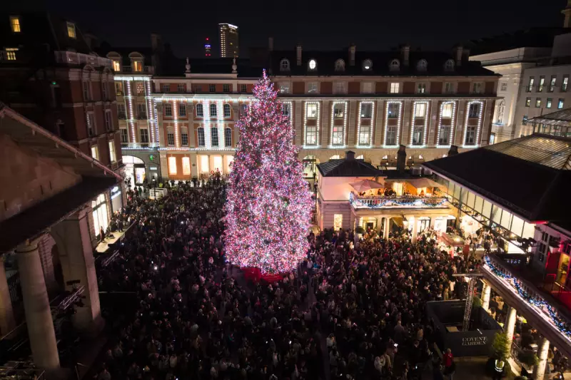Celebrity Traitors Stars Illuminate Covent Garden's 2025 Christmas Lights