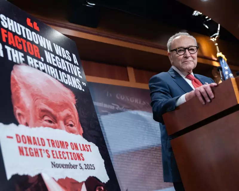 Chuck Schumer Faces Calls to Resign After Democrats Cave on Shutdown