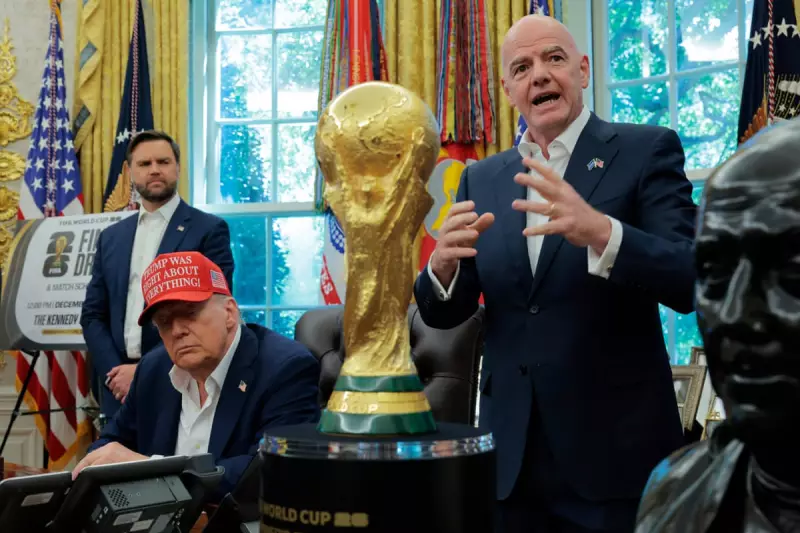 FIFA's Controversial Peace Prize: Trump Honoured at World Cup Draw Amid Global Backlash
