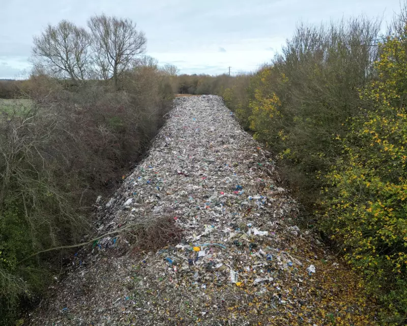 Fly-Tipping Scandal: Oxfordshire River Polluted by 150m Waste Mountain