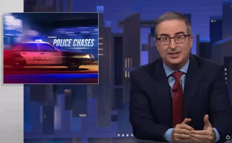 John Oliver Exposes Shocking Truth About Police Chases: The Deadly Consequences Nobody Talks About