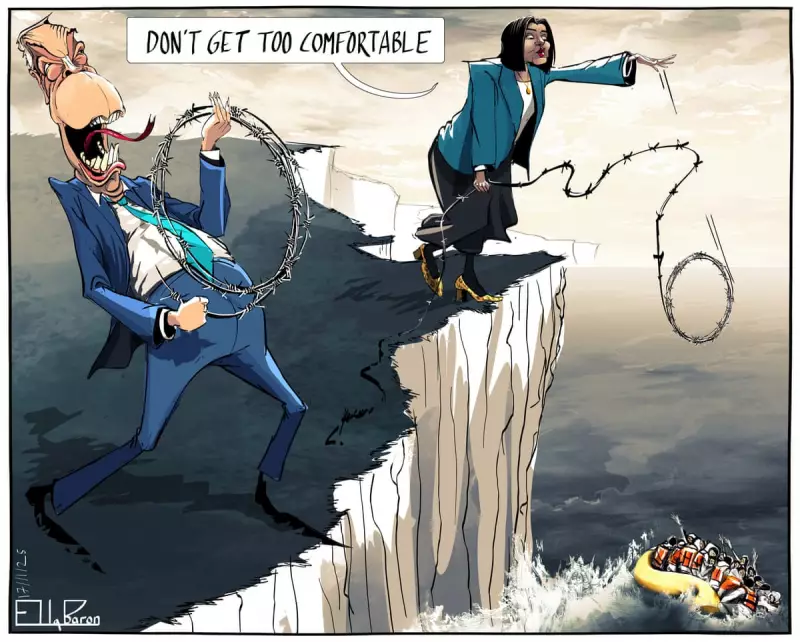 Labour's New Immigration Policy Sparks Controversy in Political Cartoon