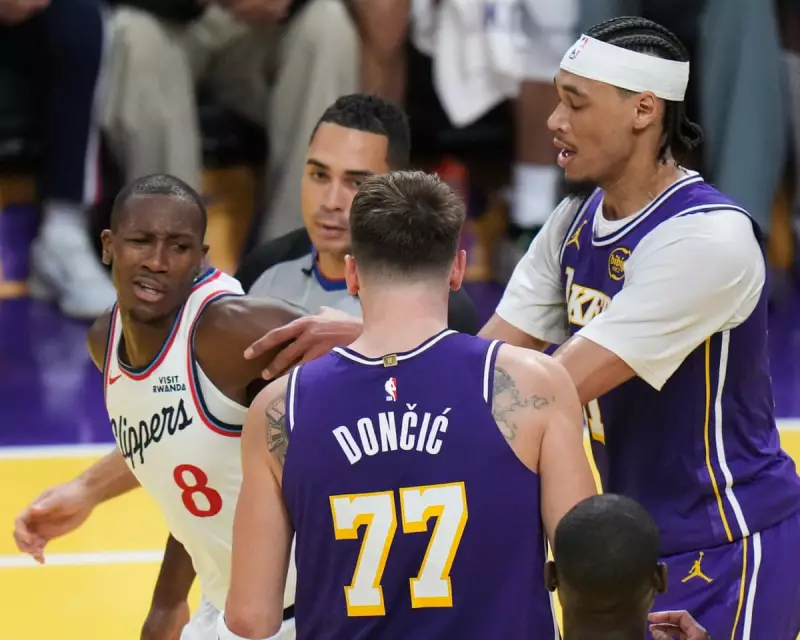 Luka Dončić Slams 'Slippery' NBA Cup Court After Lakers' Heated Clippers Win