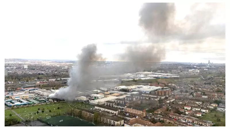 Major London Warehouse Fire: 150 Firefighters Battle Blaze in Southall