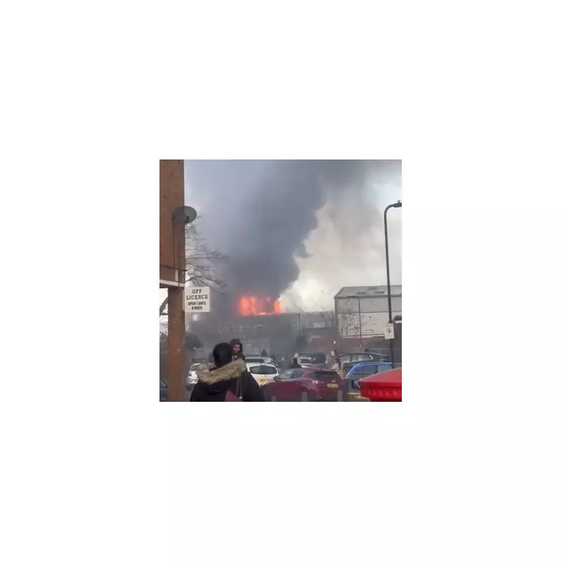 Major Southall Warehouse Fire Causes Traffic Chaos and Bus Diversions