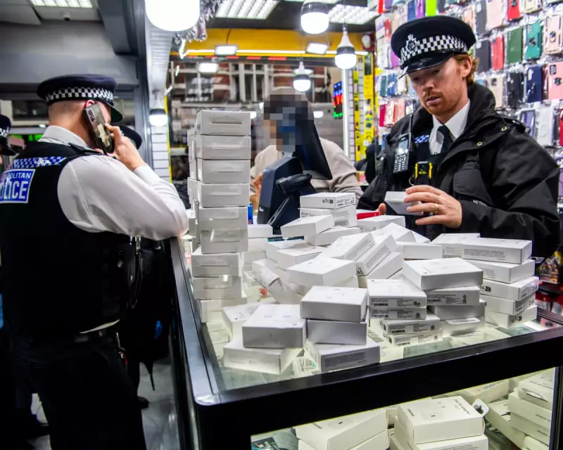 Met Police Seize £10.7m in Illegal Vapes & Counterfeit Tech in London Raids