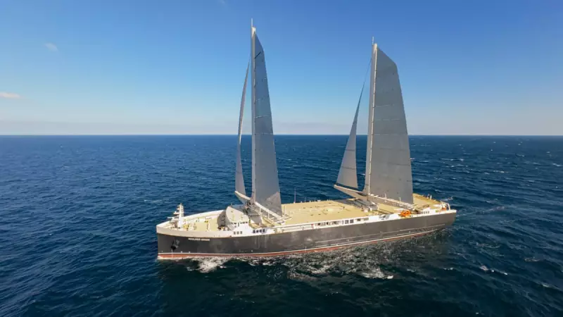 Neoliner Origin's Maiden Voyage: Sailing Cargo Ship Cuts Emissions by 80%