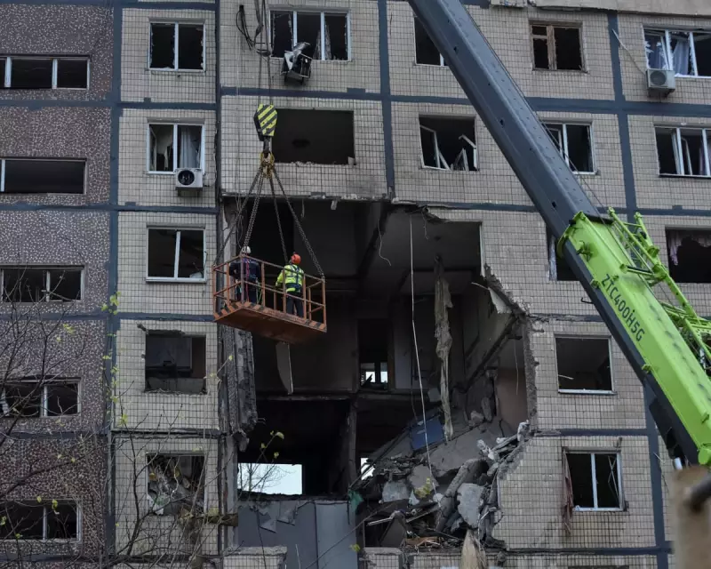 Russian Missile Barrage Kills 4 in Ukraine Energy Attacks