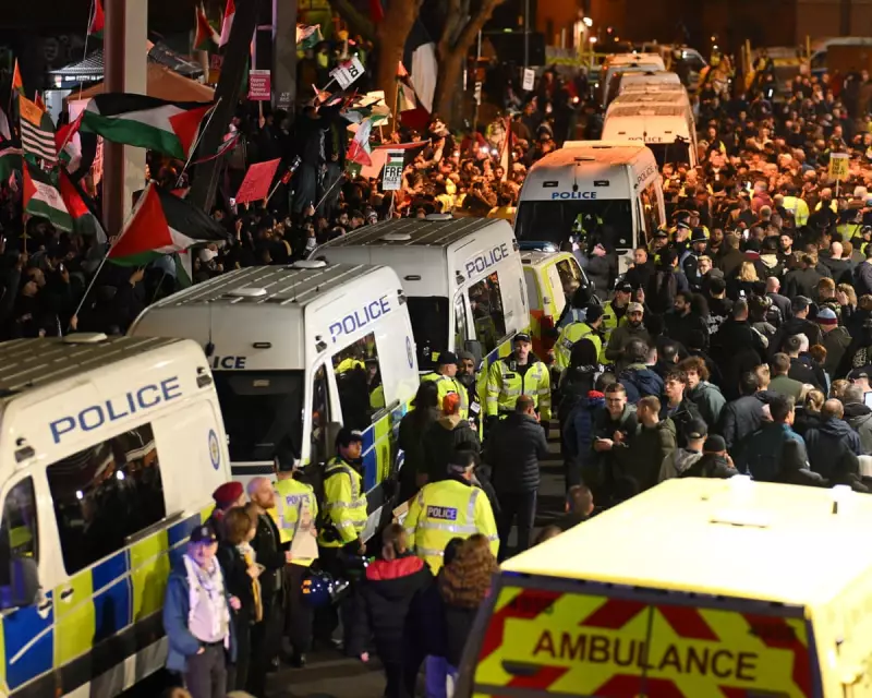Six Arrested at Heated Protests Before Aston Villa vs Maccabi Tel Aviv Match