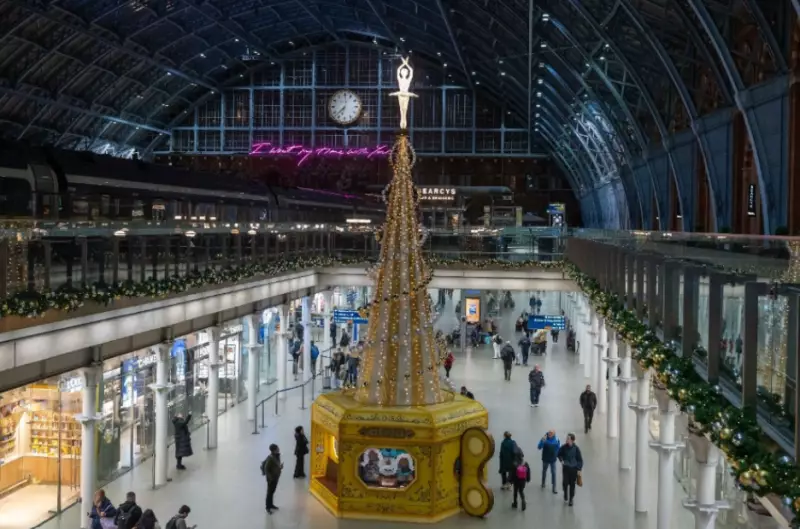 St Pancras International's 2025 Christmas Tree Set to Dazzle with Sustainable Design