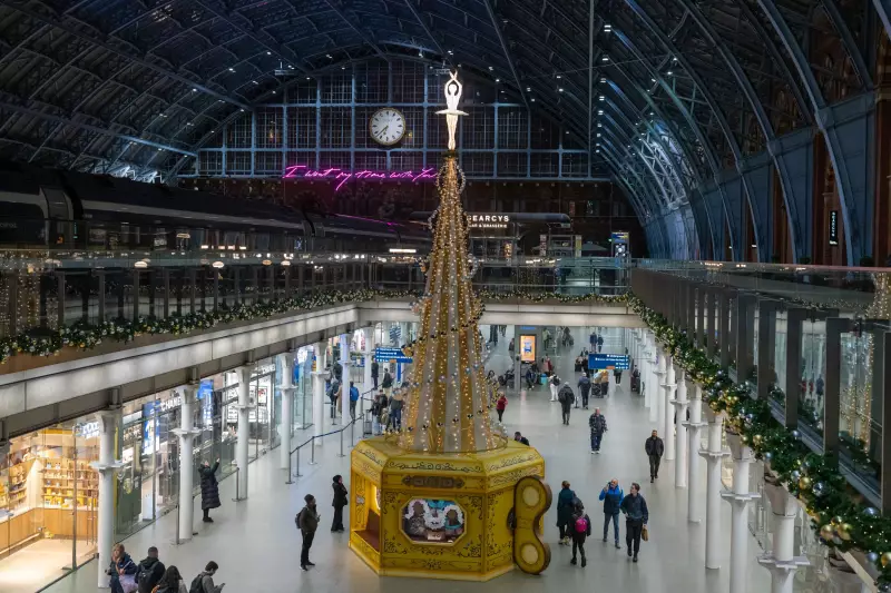 St Pancras Reveals Magical Musical Christmas Tree for 2025 - A London Landmark Transformed