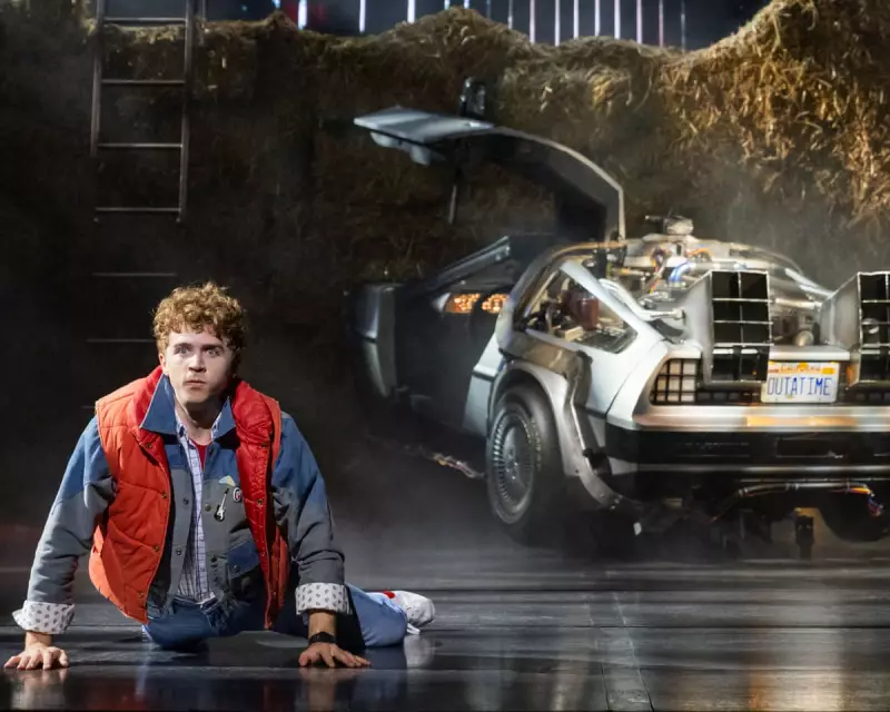 Three Marty McFlys Unite for Back to the Future's 40th Anniversary Musical