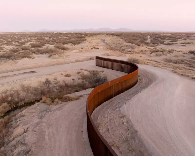 Through the Lens: A Stark Visual Journey Along the US-Mexico Border Wall