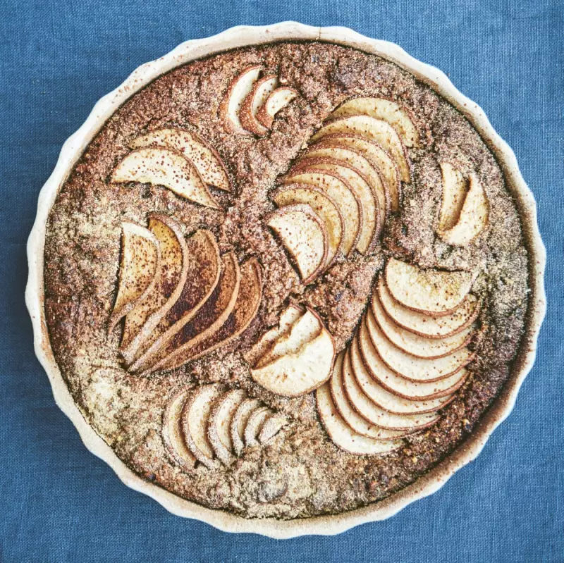 Tom Hunt's Zero-Waste Pear & Hazelnut Chocolate Tarte Recipe