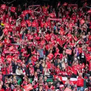 AZ Alkmaar Ultras March Through London With Fireworks Before Palace Clash