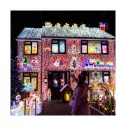 Bristol Family's 150,000-Light Christmas Display Wows Crowds