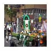 Catholic School Faces Fury After Using Replica Auschwitz Gate in Halloween Parade