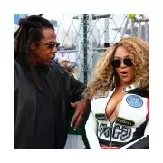 Jay-Z 'Stressed Out' as Beyonce Races with Lewis Hamilton