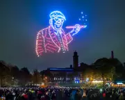 Kyiv Drone Attacks & David Hockney Portrait: Friday's Photos