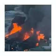 Major Warehouse Fire in Southall Sends Smoke Plumes Across London