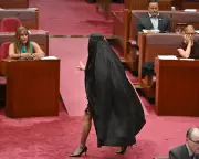 Pauline Hanson's Burqa Stunt Sparks Senate Condemnation and Suspension
