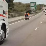 Shocking Mobility Scooter Incident: Pensioner's Terrifying Near-Miss on Busy Road