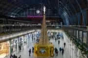 St Pancras International's 2025 Christmas Tree Set to Dazzle with Sustainable Design