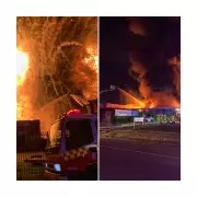 Sydney Recycling Plant Explosion: Firefighters Showered in Concrete