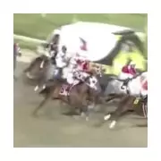 Terrifying Near Miss: Ambulance Invades Race Track at Evangeline Downs