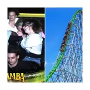 Theme Park Horror: Riders' Terror Captured On Camera After Seatbelt Fails During 208ft Drop
