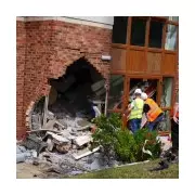 Two men jailed for 100mph police chase crash into care home