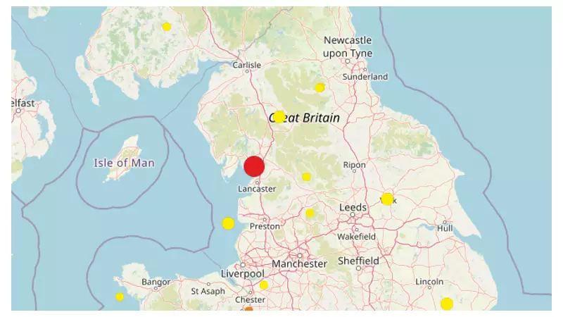 3.3-Magnitude Earthquake Shakes Lancashire Homes, Felt Across North West