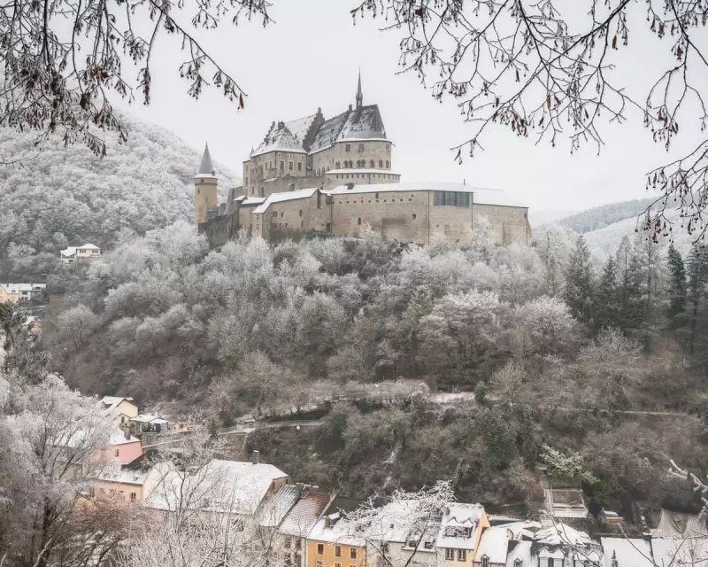 A Winter Fairytale: Exploring Luxembourg's Castles on Free Public Transport