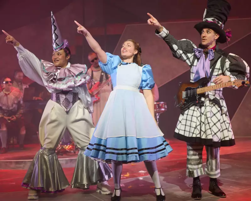 Alice Returns to Wonderland in Cardiff's Eccentric Christmas Musical