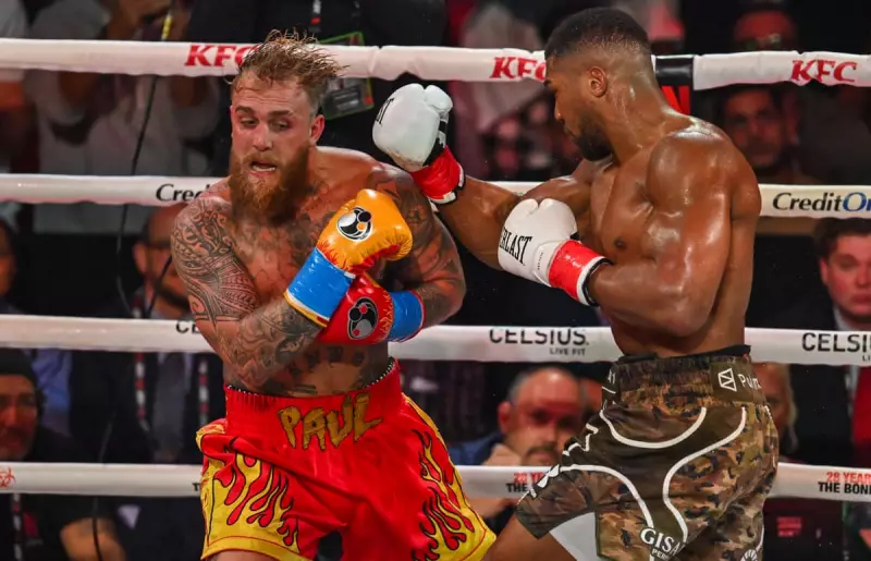 Anthony Joshua floors Jake Paul four times in brutal sixth-round knockout