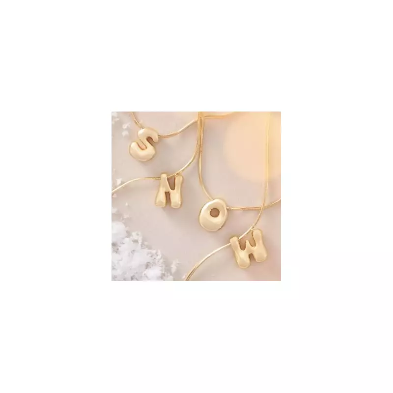 Anthropologie's 'Bubble' Initial Necklace Slashed to £20 in Boxing Day Sale