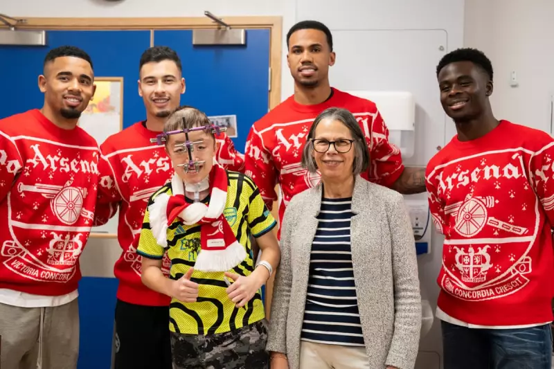 Arsenal Stars Bring Festive Cheer to Great Ormond Street Hospital Patients