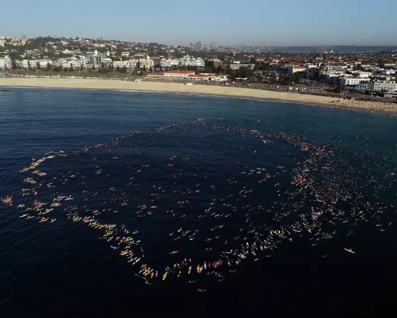 Bondi Beach Paddle-Out: Hundreds Form Ocean Circle in Tribute to Mass Shooting Victims