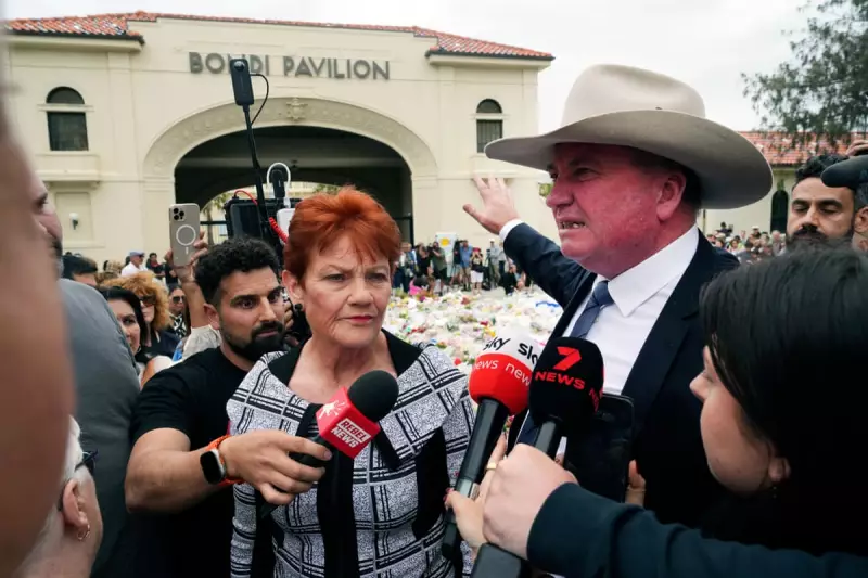 Bondi Vigil Disrupted: Hanson and Joyce Accused of Political Opportunism