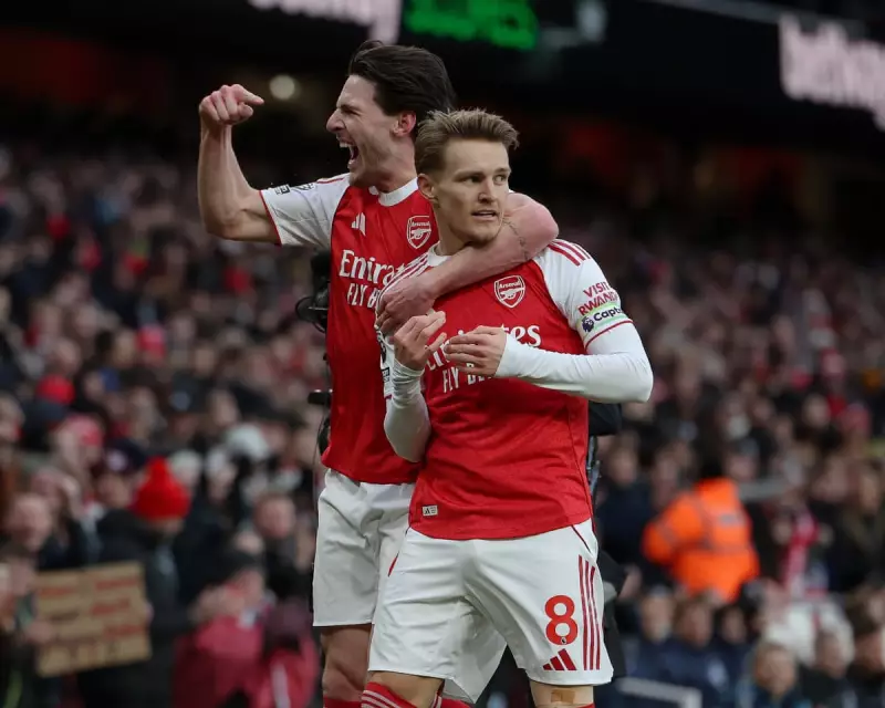 Ødegaard's Strike and Rice's Versatility Fire Arsenal Past Brighton to Top Spot
