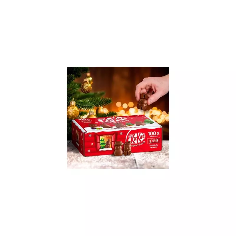 Festive KitKat Box Under £14 in Amazon Deal: 100 Chocolates for £13.09