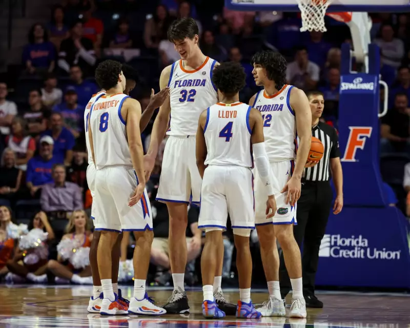 Florida Gators' 7ft 9in Teen Olivier Rioux Scores First Dunk in College Basketball