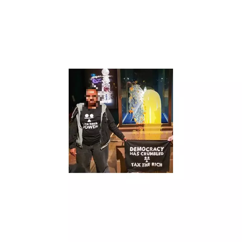 Four Arrested After Custard and Crumble Attack on Crown Jewels