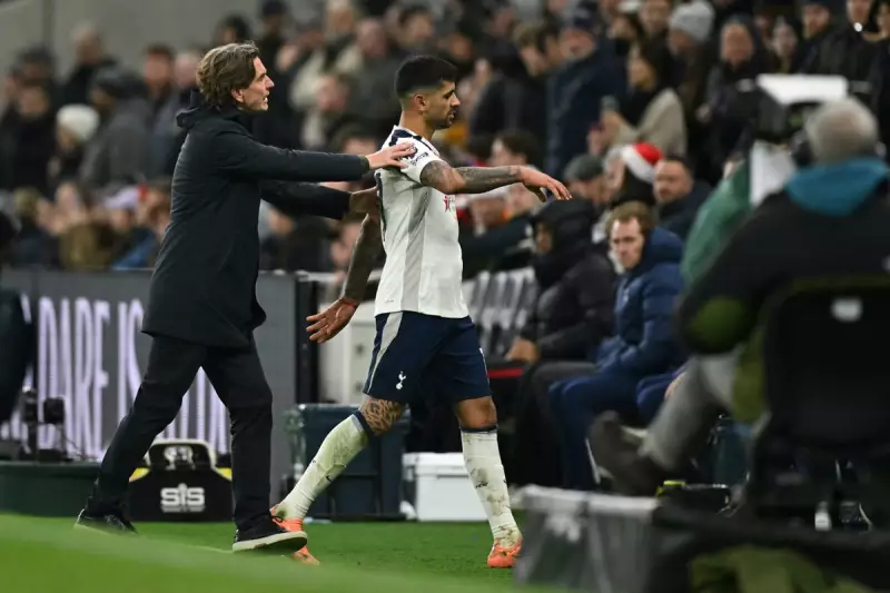 Jamie Redknapp & Gary Neville blast 'stupid' Cristian Romero red card for Tottenham