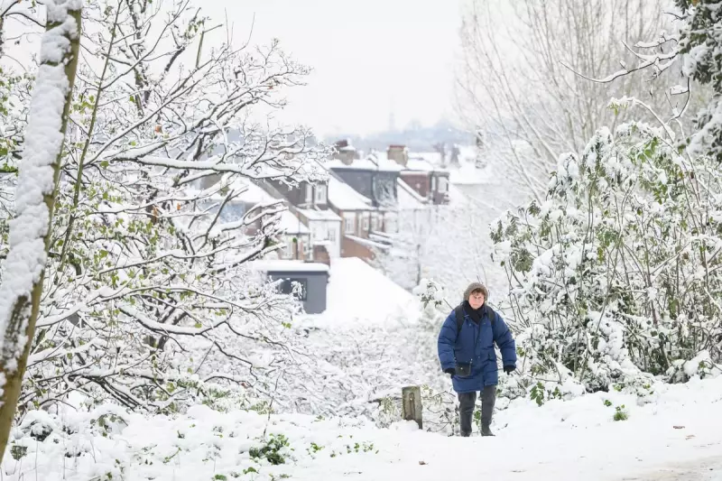 London Snow Forecast: Sleet Friday, Snow Tuesday for Capital Commute