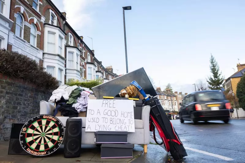 London's Viral 'Break-Up' Scene Revealed as Self-Storage Stunt